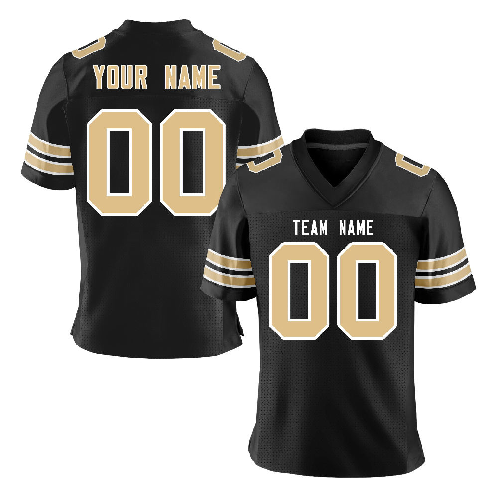 National Apparels New Top Embroidered American Stitched Football Jersey Support Personal Customization Customized Embroidered Logos